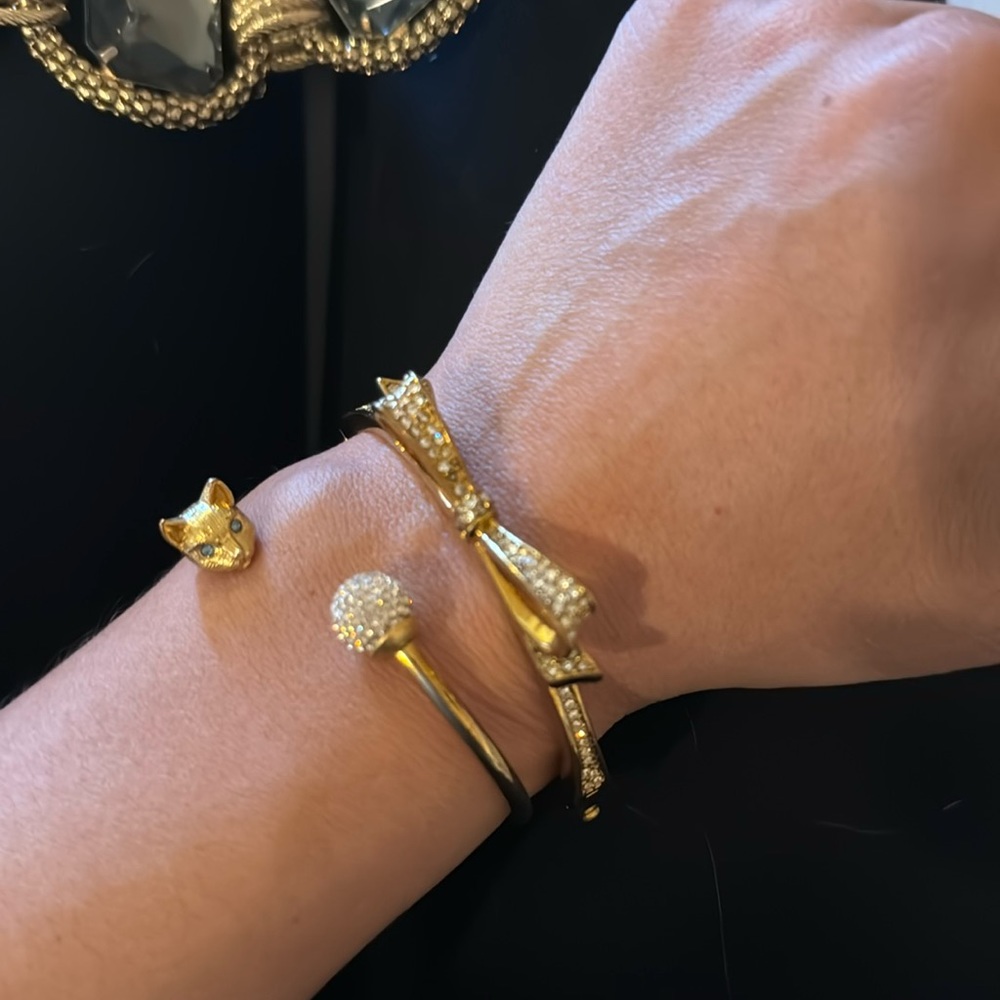 Kate spade gold bow bracelet